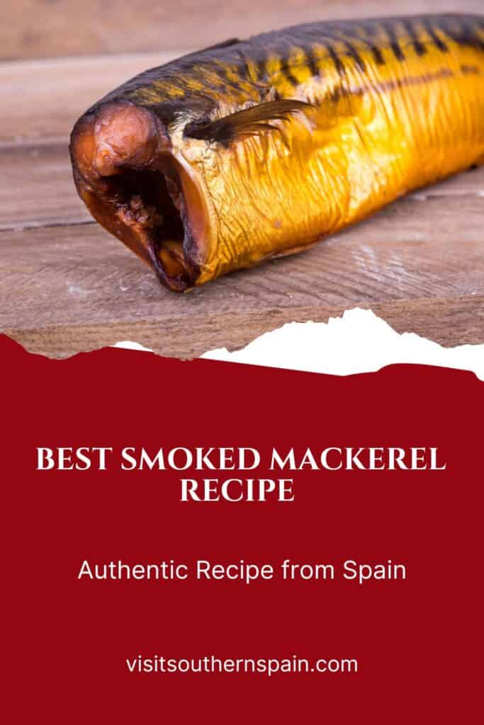 a pin with a smoked mackerel made with the Smoked Mackerel Recipe