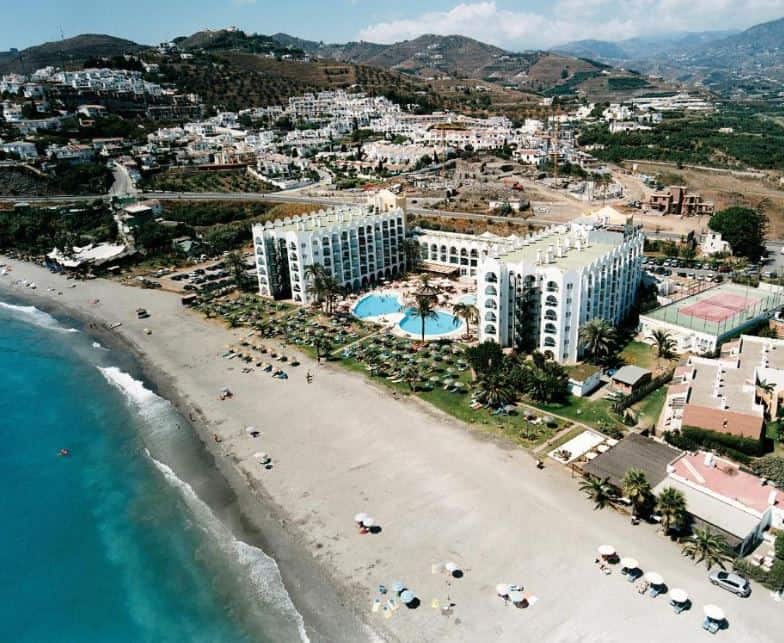 aerial view of the Ona Marinas de Nerja Spa Resort, one of the best resorts near Malaga