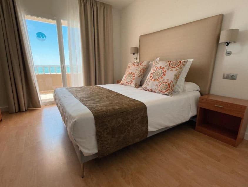bedroom with seaview at Fay Victoria Beach hotel, best malaga beach hotels