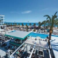 hotel grounds with pools, bars and beach access at Hotel Riu Costa del Sol, top hotels in Malaga