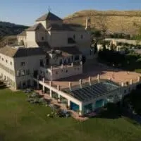 DWO Convento la Magdalena with garden and surrounded by mountains in Antequera, one of the best five star hotels in Malaga