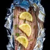 fish cooked in foil made with the frozen mackerel recipe
