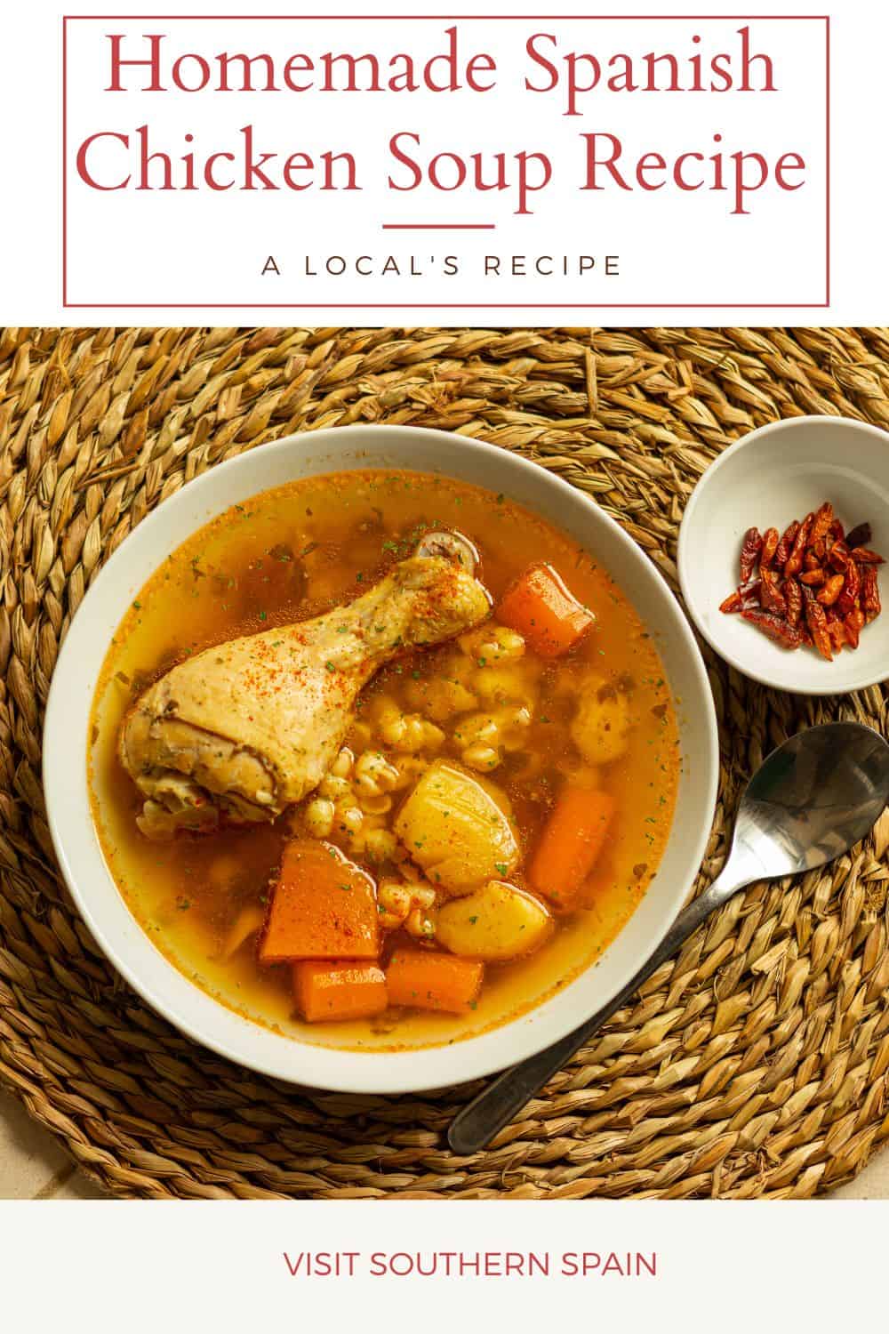 Best Homemade Spanish Chicken Soup - Visit Southern Spain