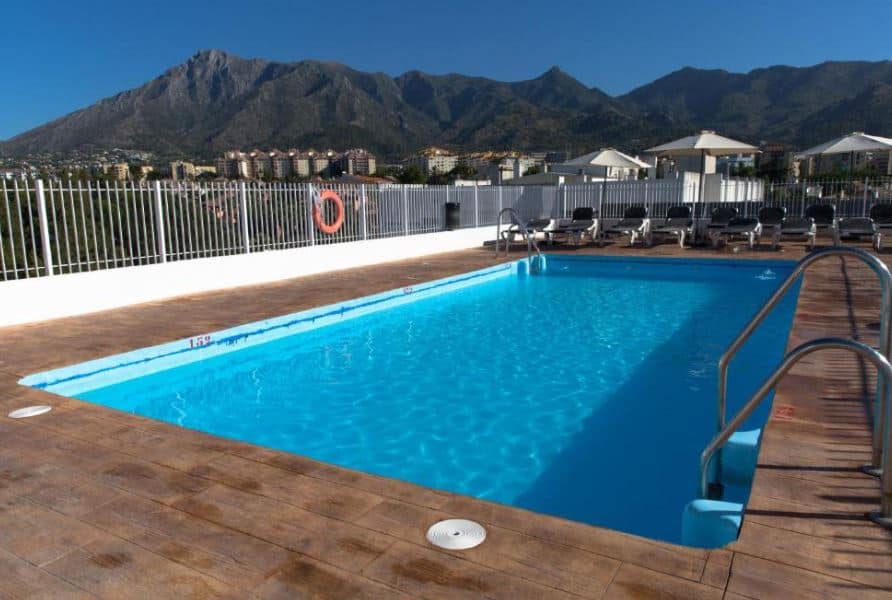 panoramic pool at Ona Marbella Inn