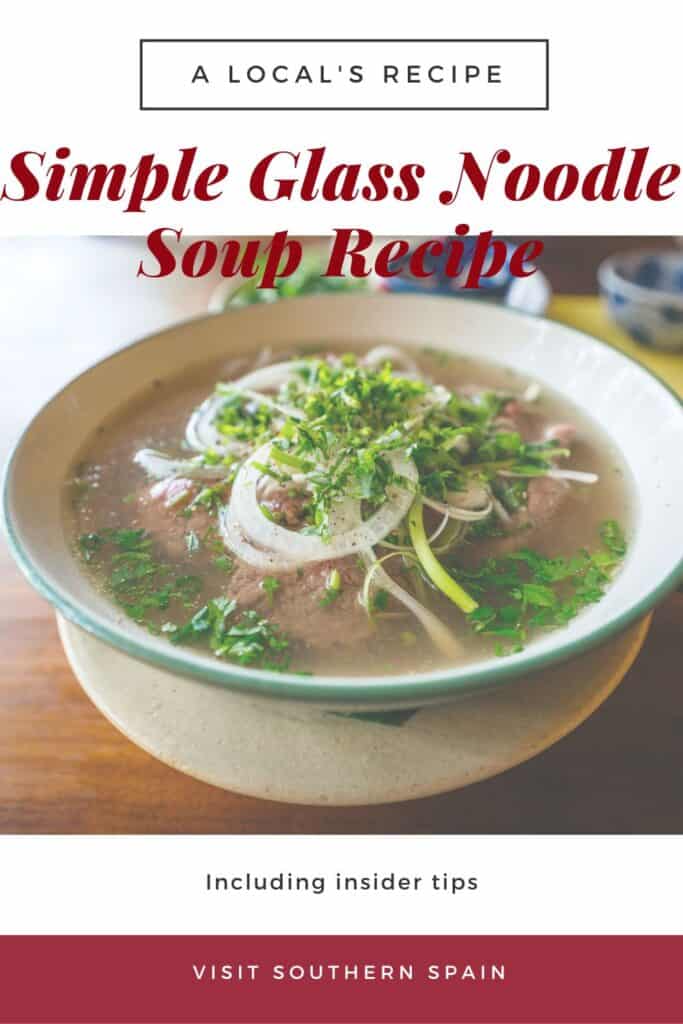 13 - Best Glass Noodle Soup Recipe from Spain