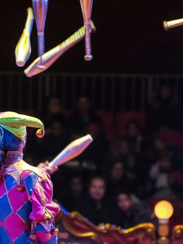 juggler at the Circada Circus Festival of Seville