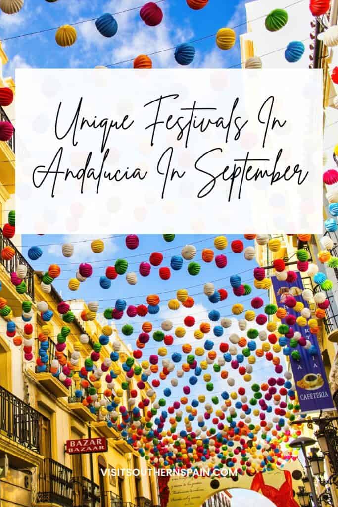 a street with lots of colorful paper lanterns hanging