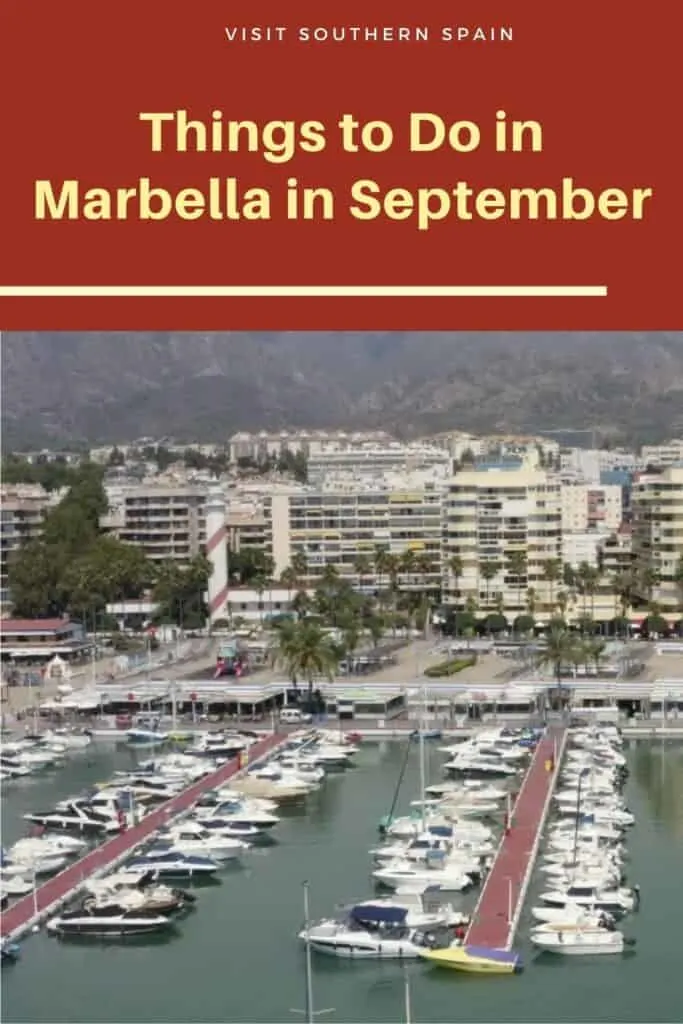 an aerial view of luxury boats docked on a port, with buildings and mountains at the back