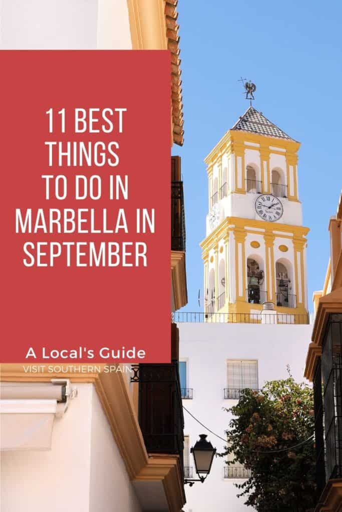 bell tower at the Iglesia de Nuestra Señora de la Encarnación in Marbella