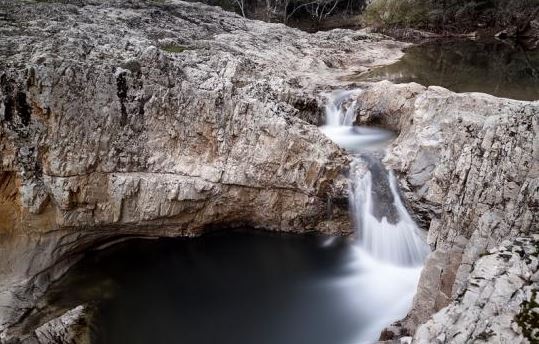 Cascada de la Cimbarra seen from above