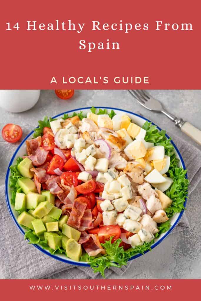 a pin with one of the Healthy recipes from Spain