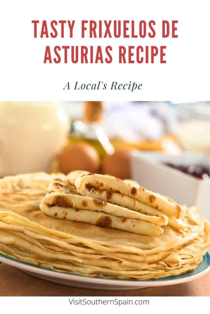 a pin with a closeup of Frixuelos de Asturias