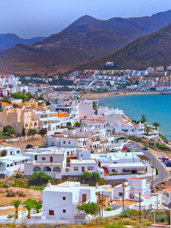 aerial view of NIjar, one of the Unusual Villages in Andalucia
