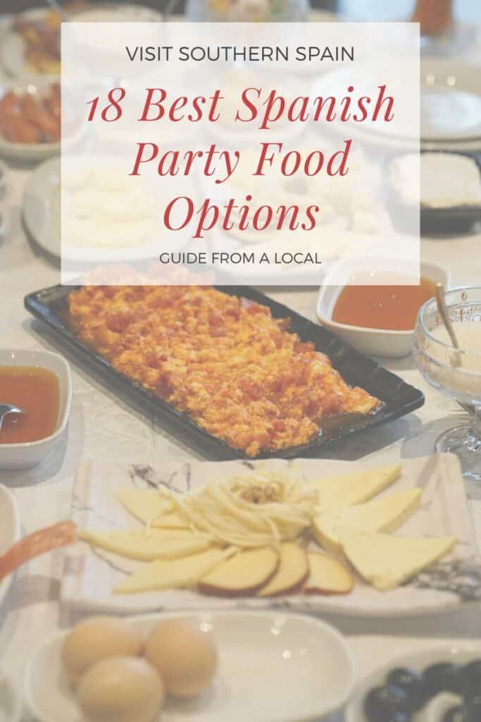 a pin with the best spanish party food