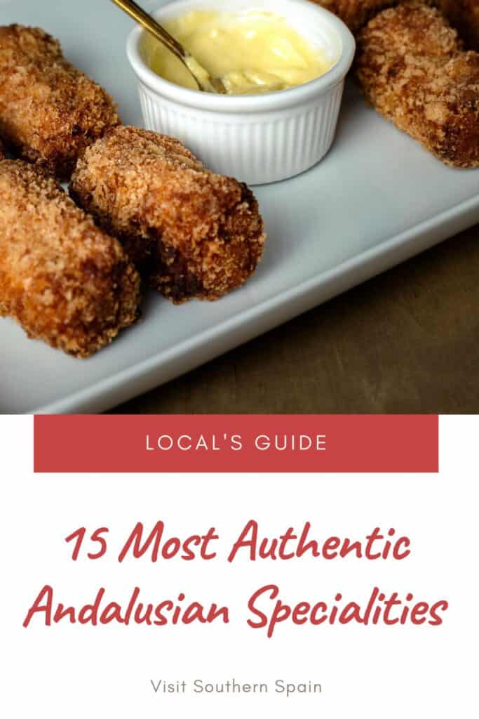 a pin with croquettes, one of the best Andalusian Specialities